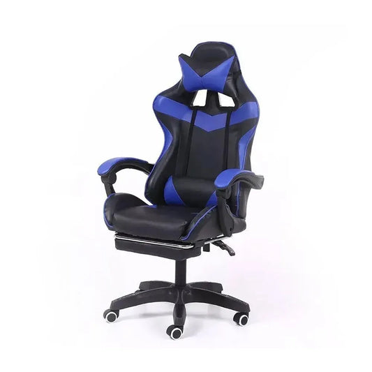Gaming Racing Chair for Gamer - Blue & Black