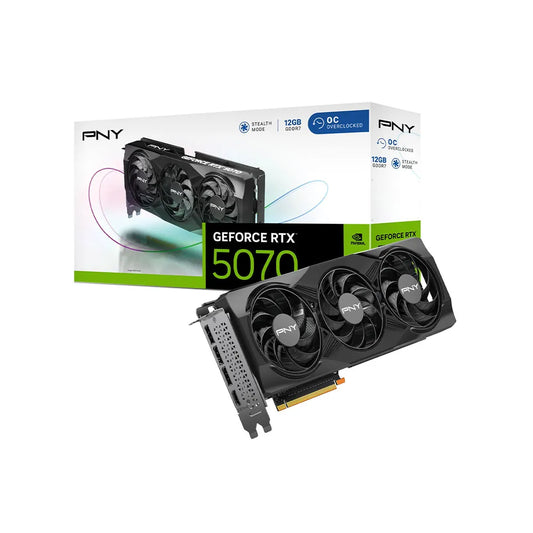 PNY NVIDIA GeForce RTX™ 5070 12GB Overclocked Triple