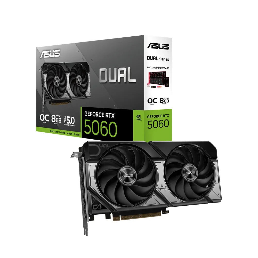 ASUS Dual GeForce RTX™ 5060 8GB GDDR7 OC Edition
