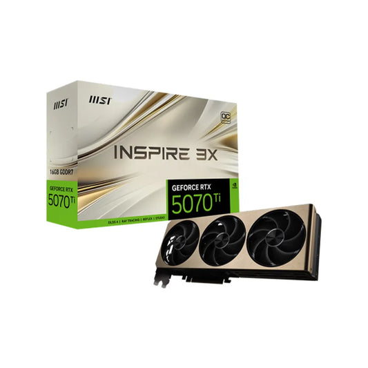 MSI GeForce RTX 5070 Ti 16G Inspire 3X OC Graphics Card