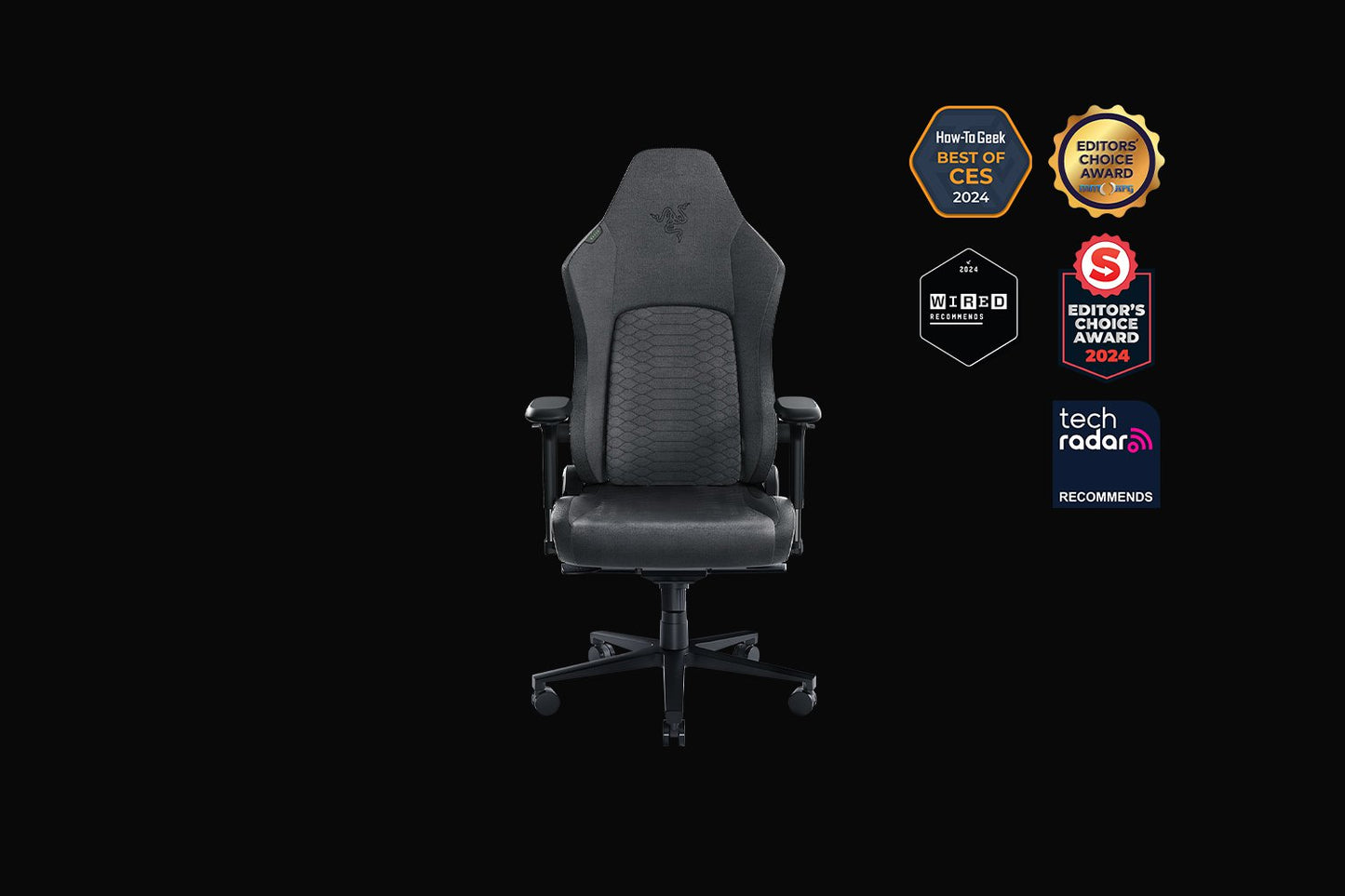 Razer Iskur V2 - Dark Gray - Fabric